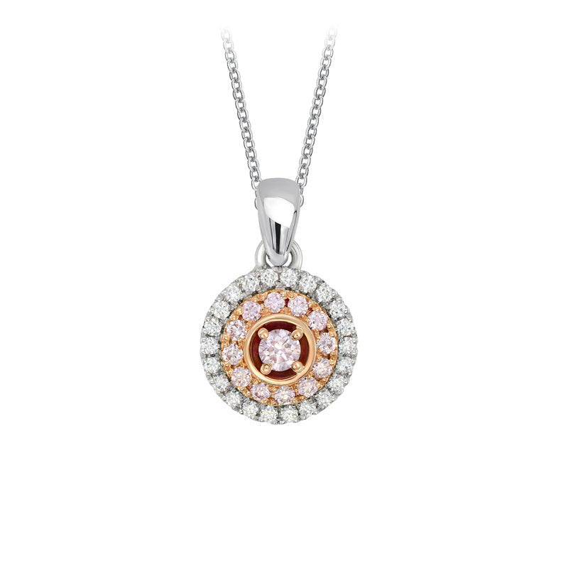 Blush Pink Diamond Ayla Necklace