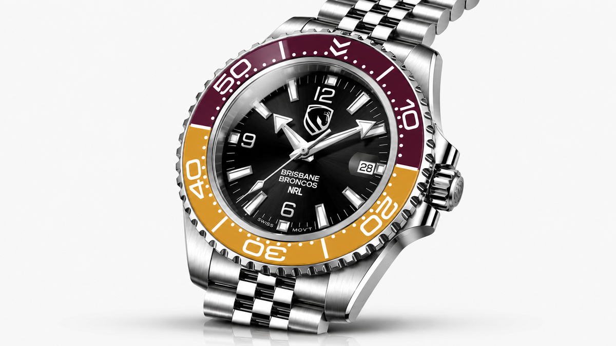 Brisbane Broncos ClubMaster Gameday — Official NRL Licensed Watch