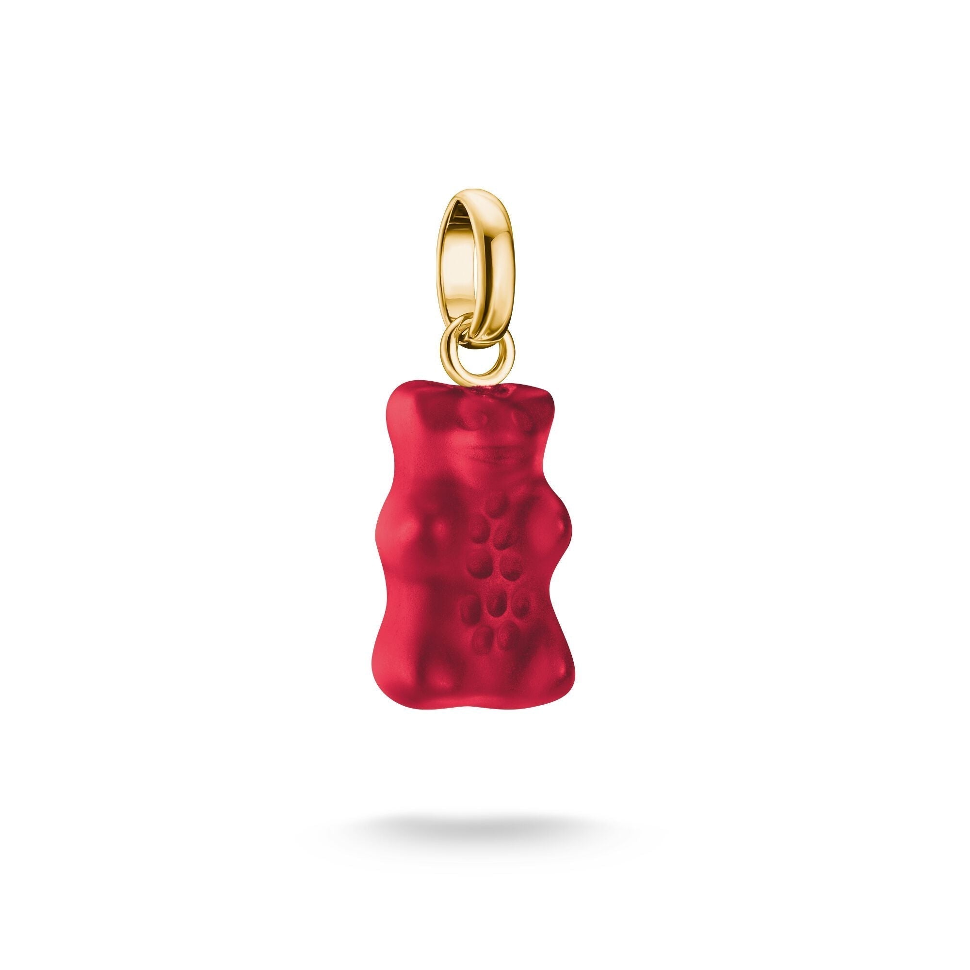 THOMAS SABO Connect Charm Goldbear in red