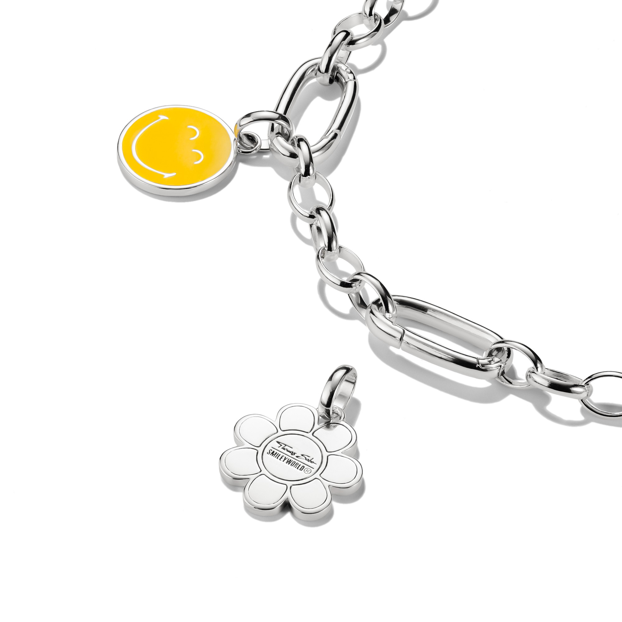 THOMAS SABO SMILEYWORLD® Daisy Charm Pendant Connect
