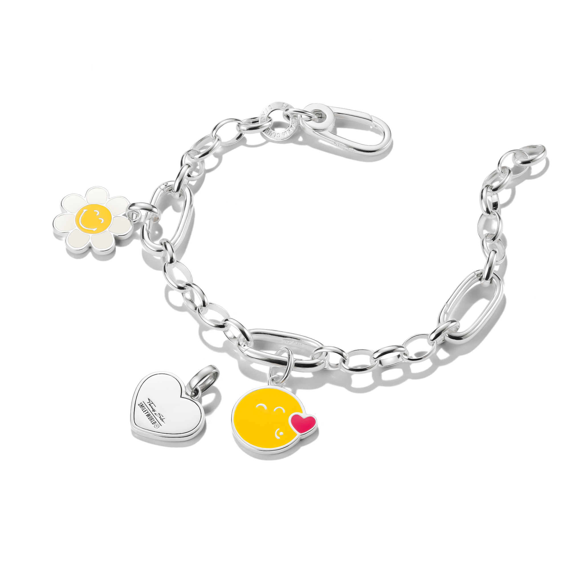 THOMAS SABO SMILEYWORLD® Heart Charm Pendant Connect