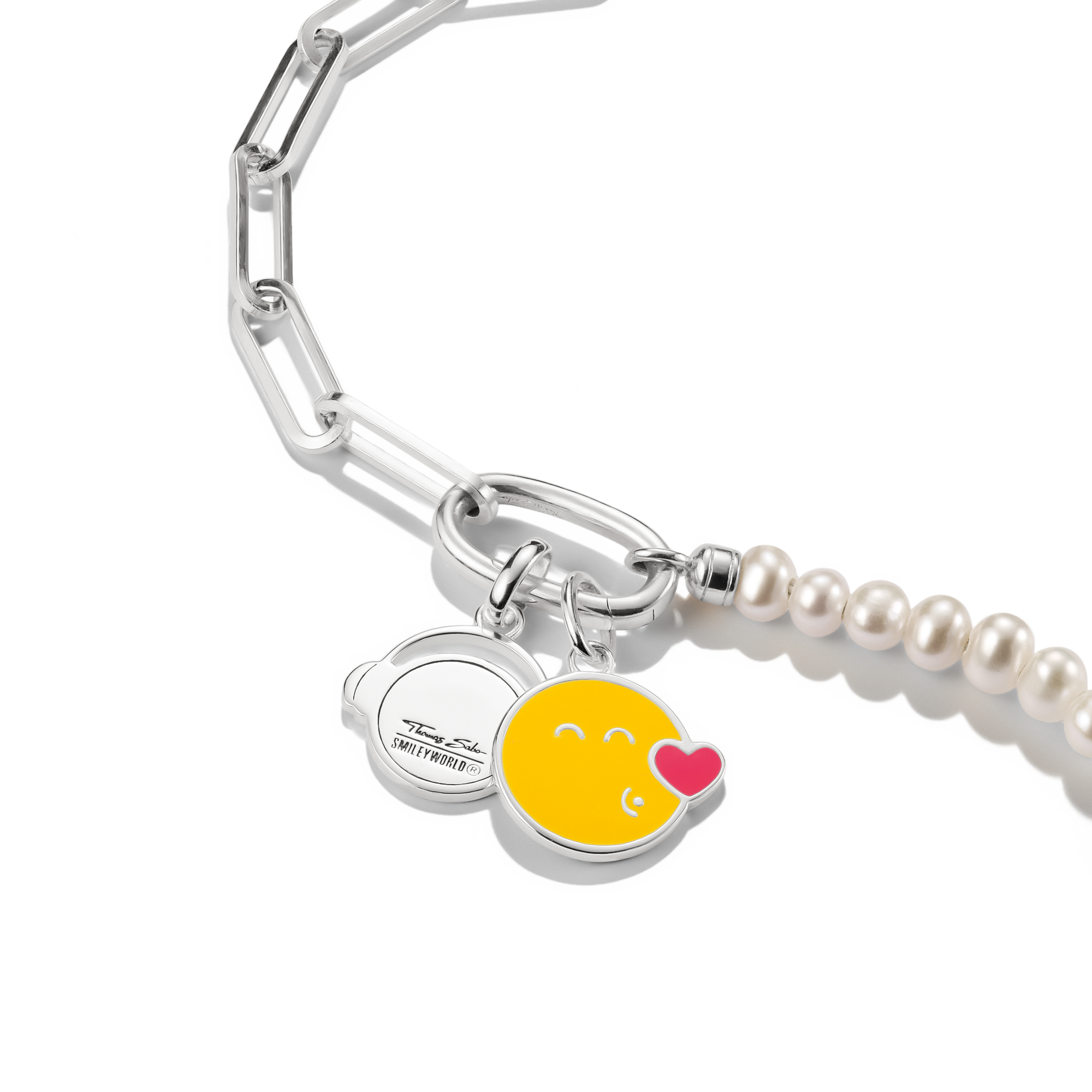 THOMAS SABO SMILEYWORLD® Headphones Charm Pendant Connect
