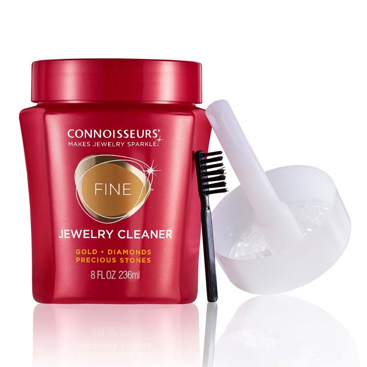 Connoisseurs Fine Jewellery Cleaner 250ml Dip Tray + Brush