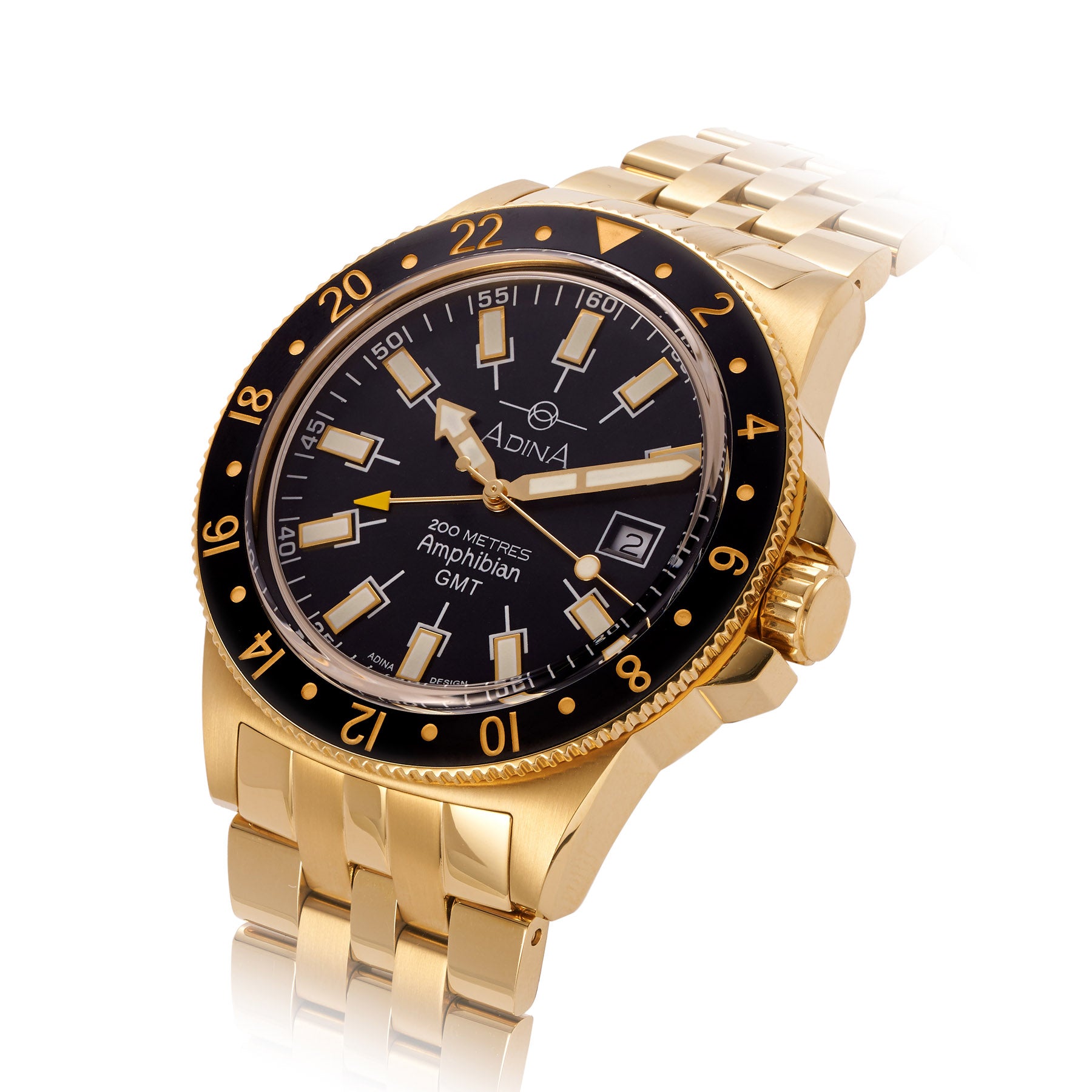 Adina Amphibian Vintage Dive Watch CT119G2XB