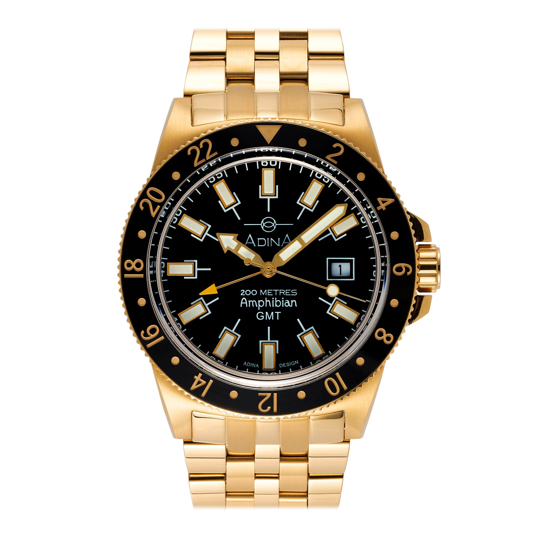 Adina Amphibian Vintage Dive Watch CT119G2XB