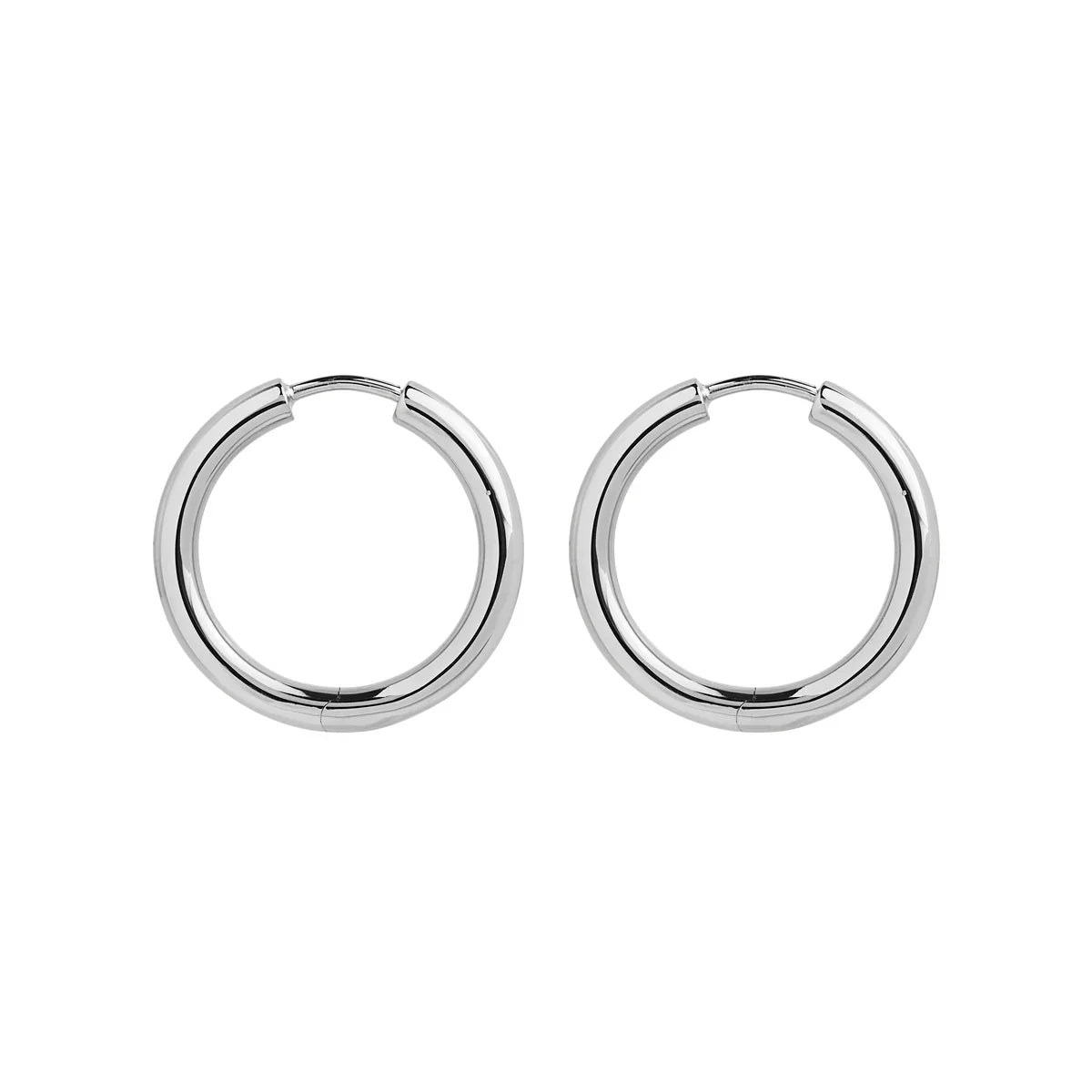 NAJO Subtle Silver Huggie Earring