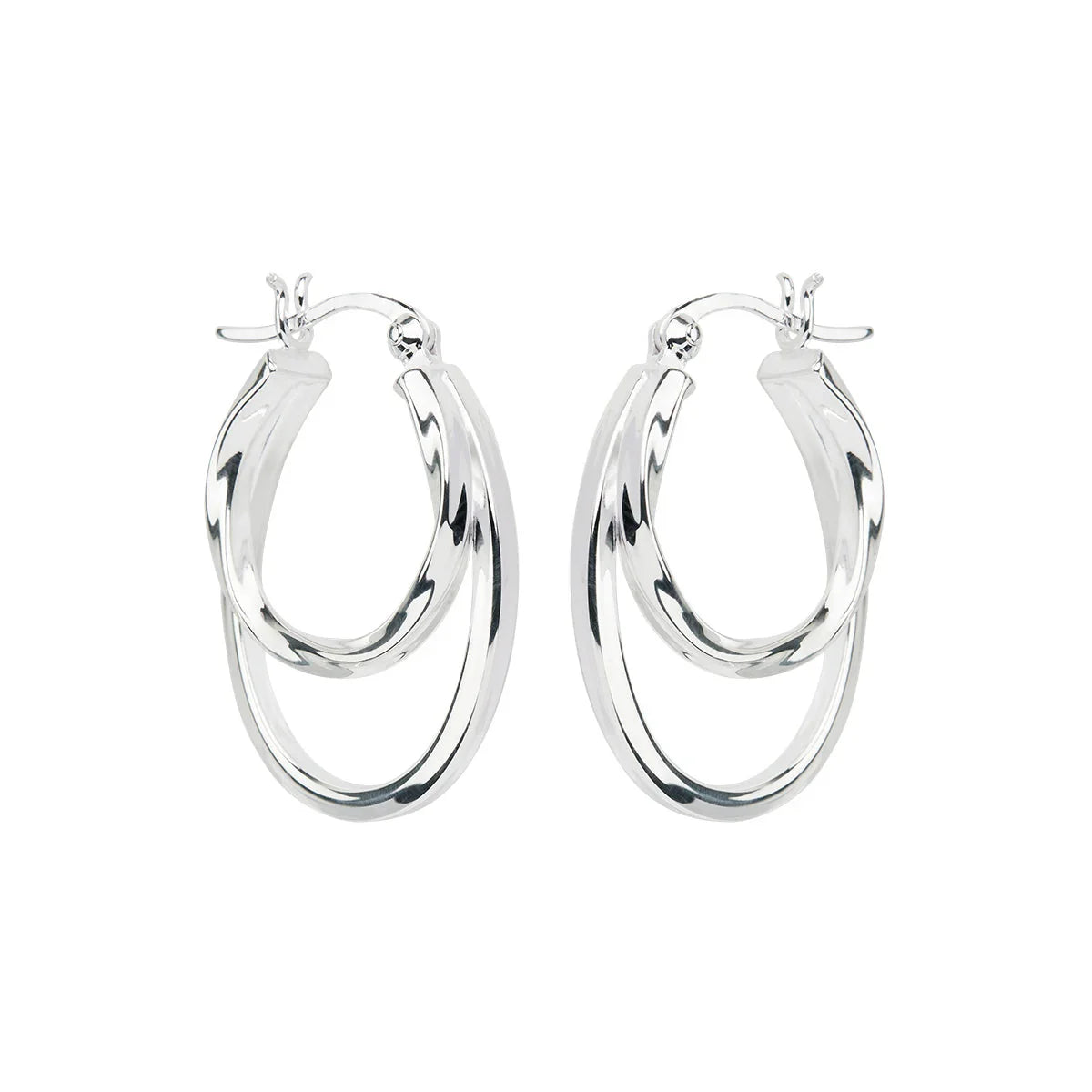 NAJO Sea of Change Silver Hoop Earrings