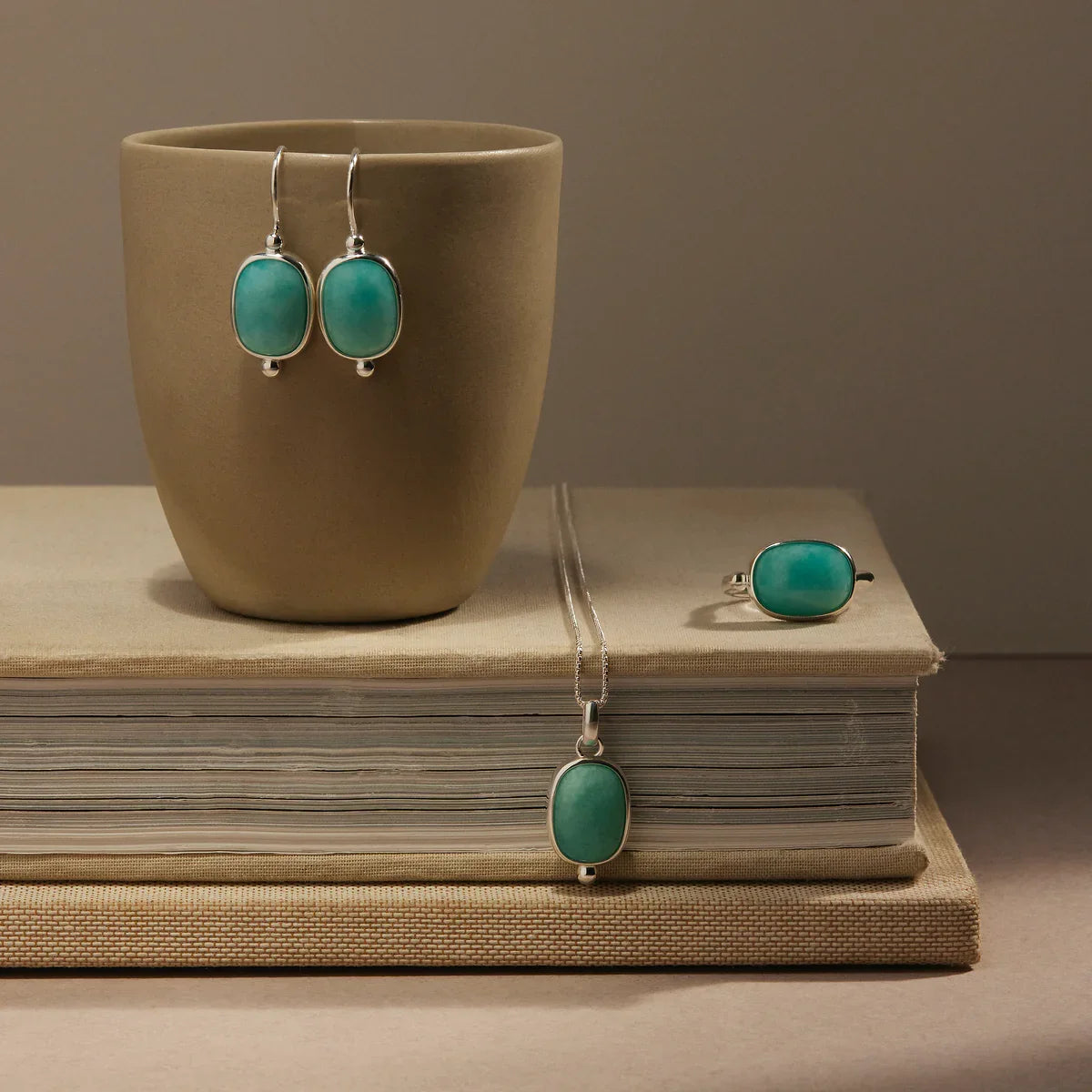 NAJO Fleur Amazonite Earrings