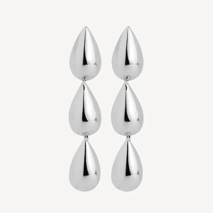 Liora Triple Drop Stud Earring