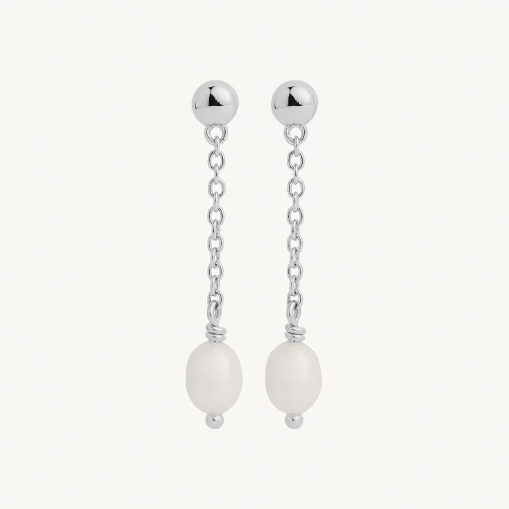 Tidal Whisper Single Pearl Earring