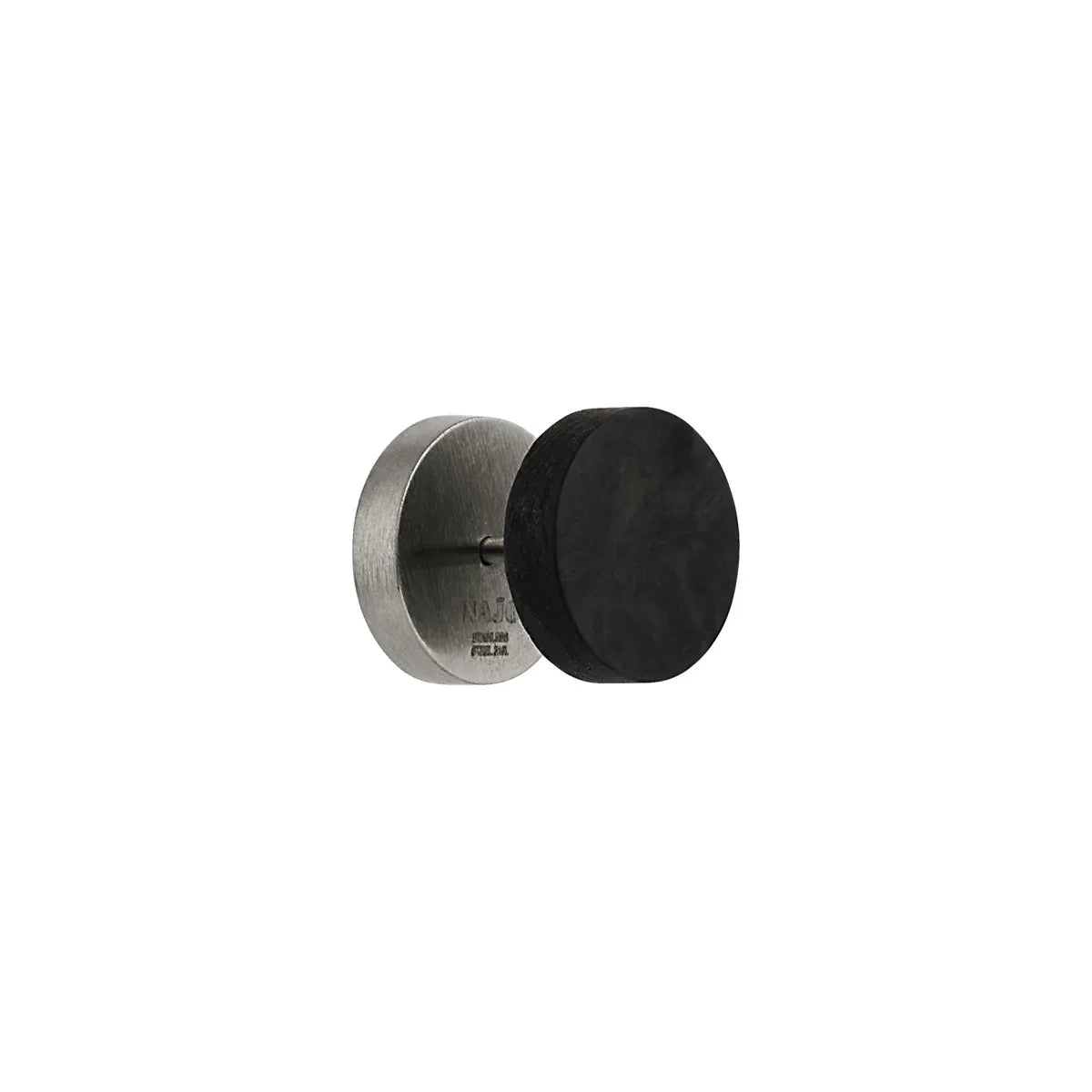 NAJO Torque Men's Reversible Carbon Fibre and Steel Earring