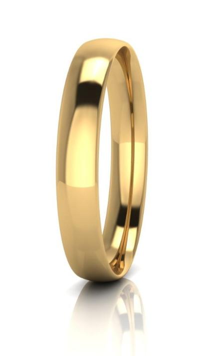 9ct Gold Silver Filled Solid 12mm Bangle