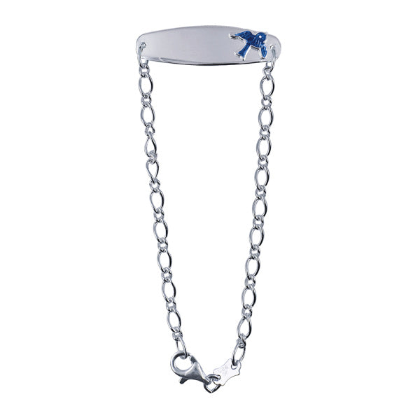 Blue Bird ID Childs Bracelet - Nangar Gems