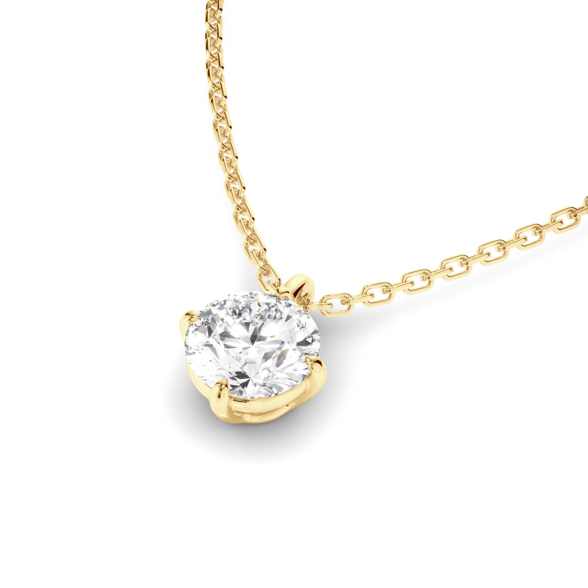 Round Brilliant Cut Diamond Pendant