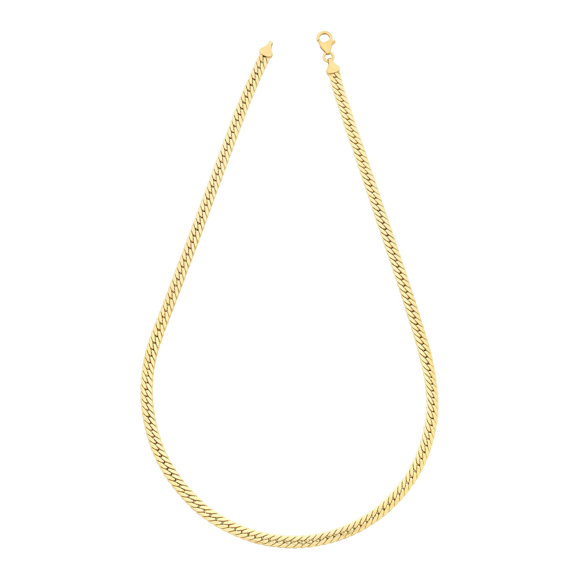 9ct Gold Silver Filled 45cm Chain