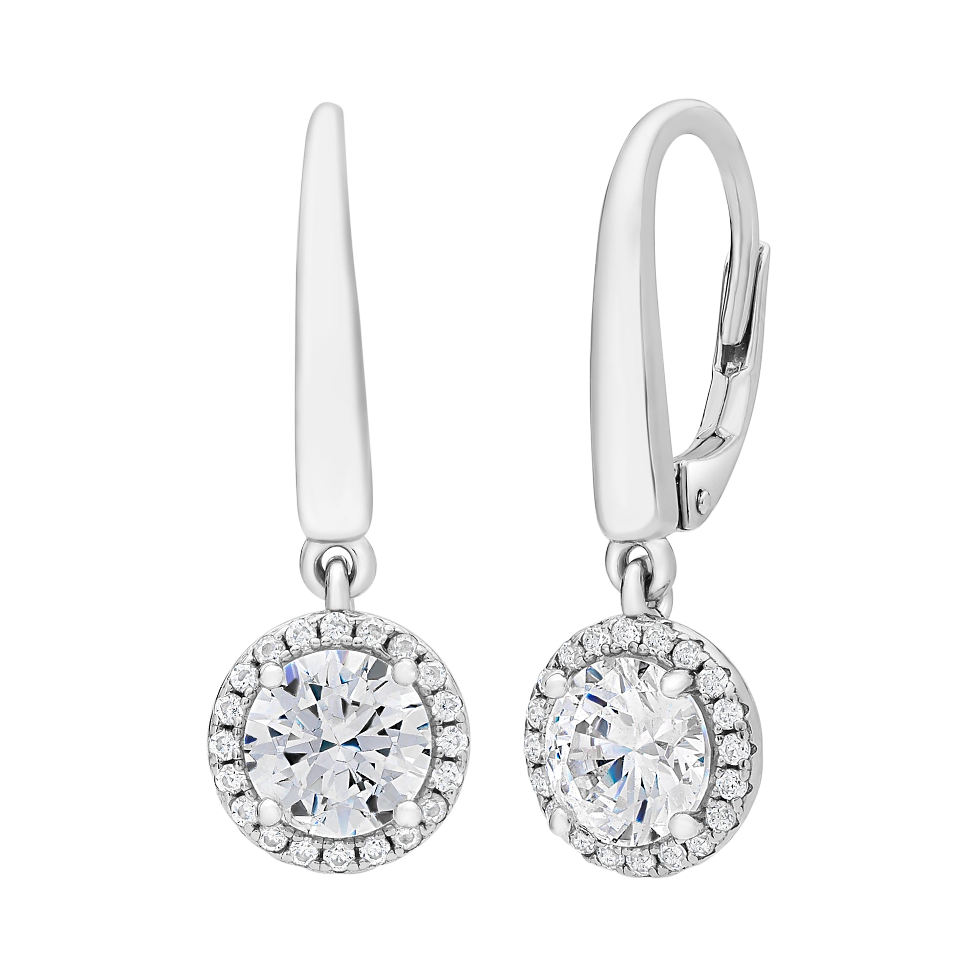 Sterling Silver Cubic Zirconia Earrings