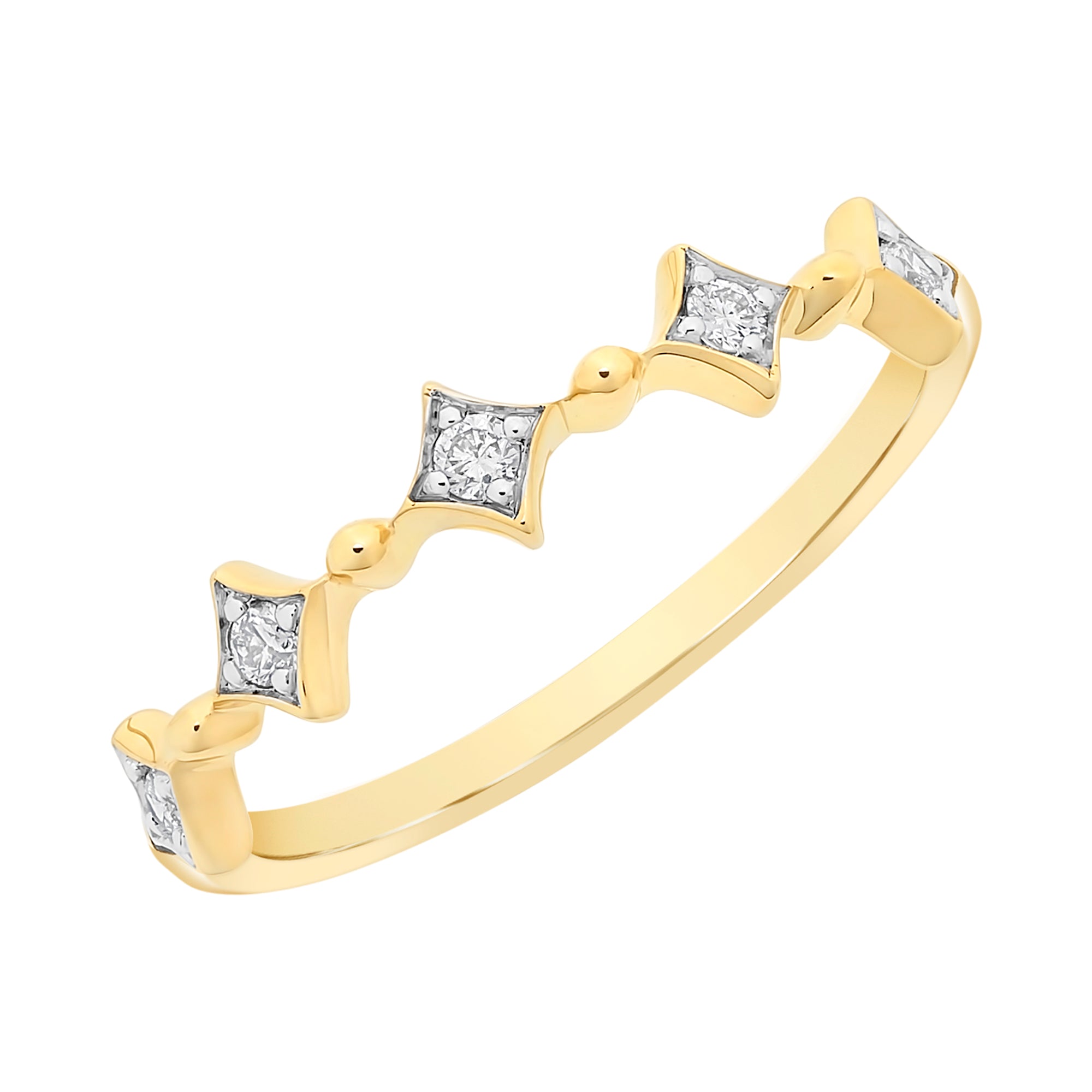 9ct Gold Diamond Ring