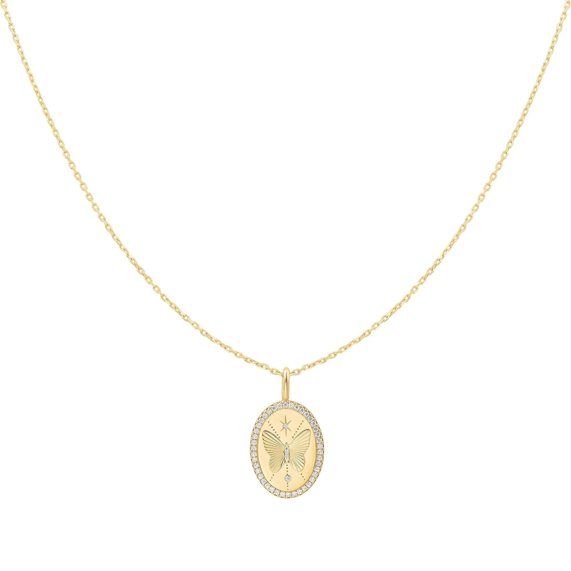 Ania Haie Gold Butterfly Pendant Necklace