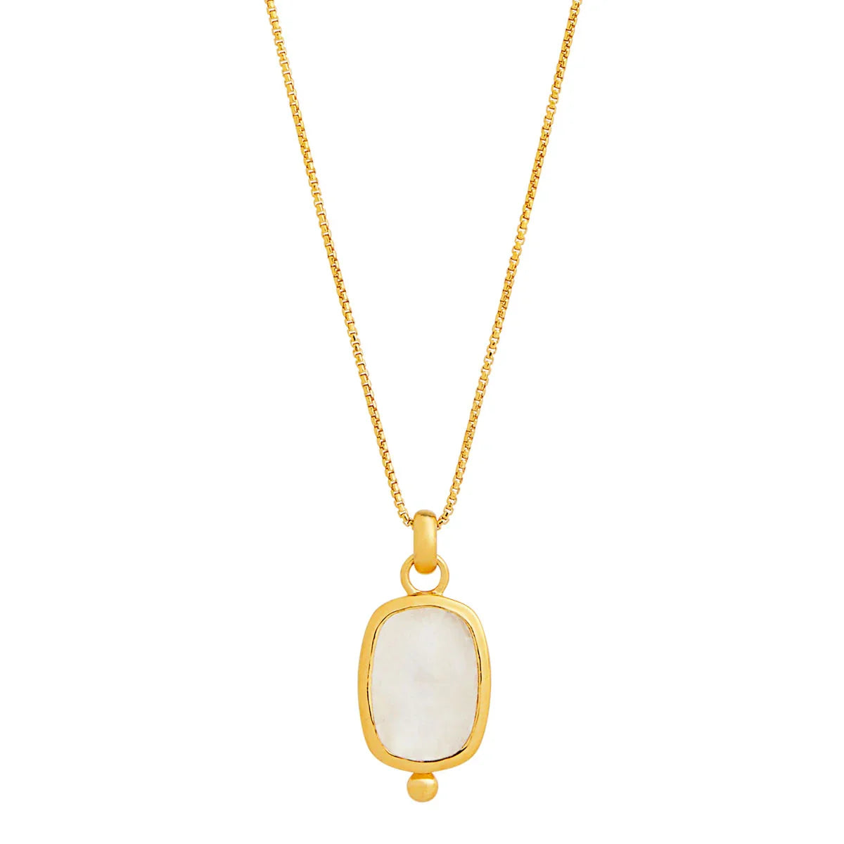 NAJO Fleur Rainbow Moonstone Pendant
