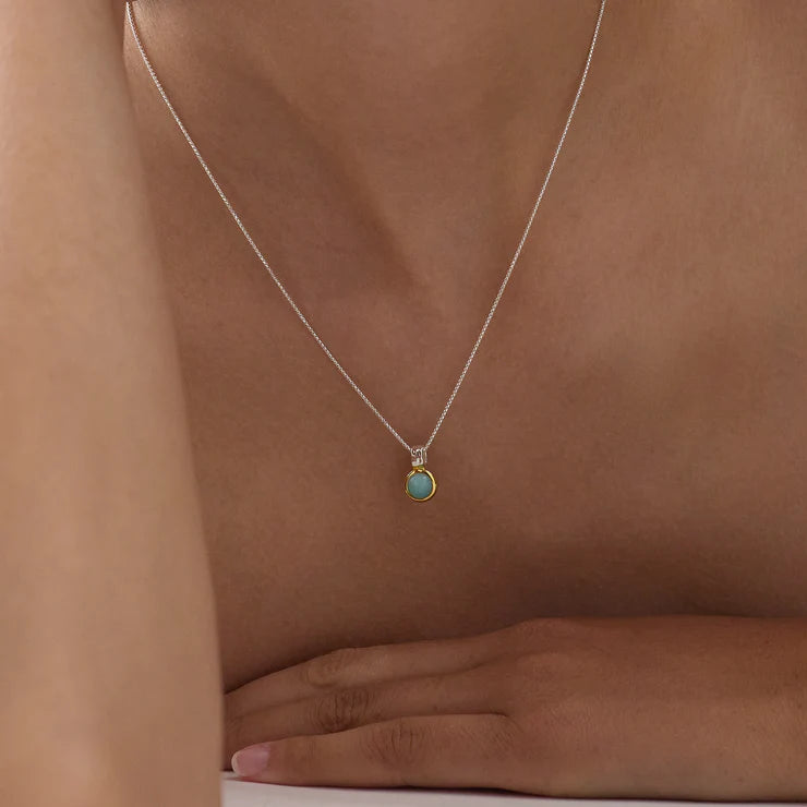 Solace 2-Tone Amazonite Necklace