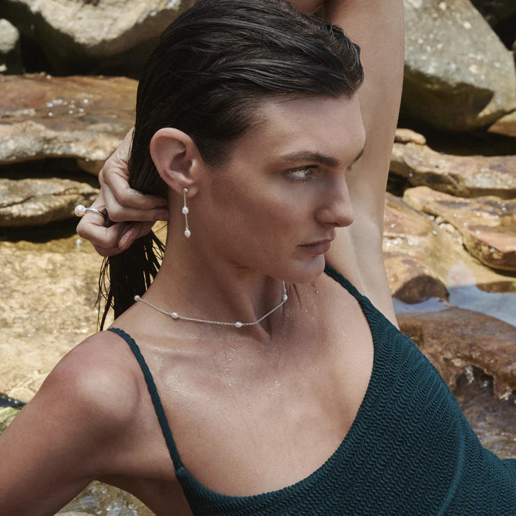 Tidal Whisper Pearl Necklace