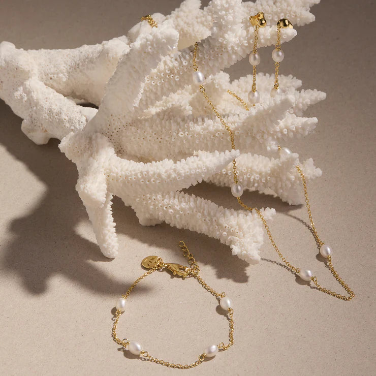 Tidal Whisper Pearl Necklace