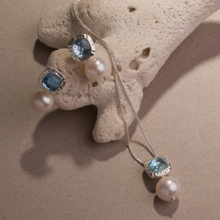 Blue Lagoon Pearl Necklace