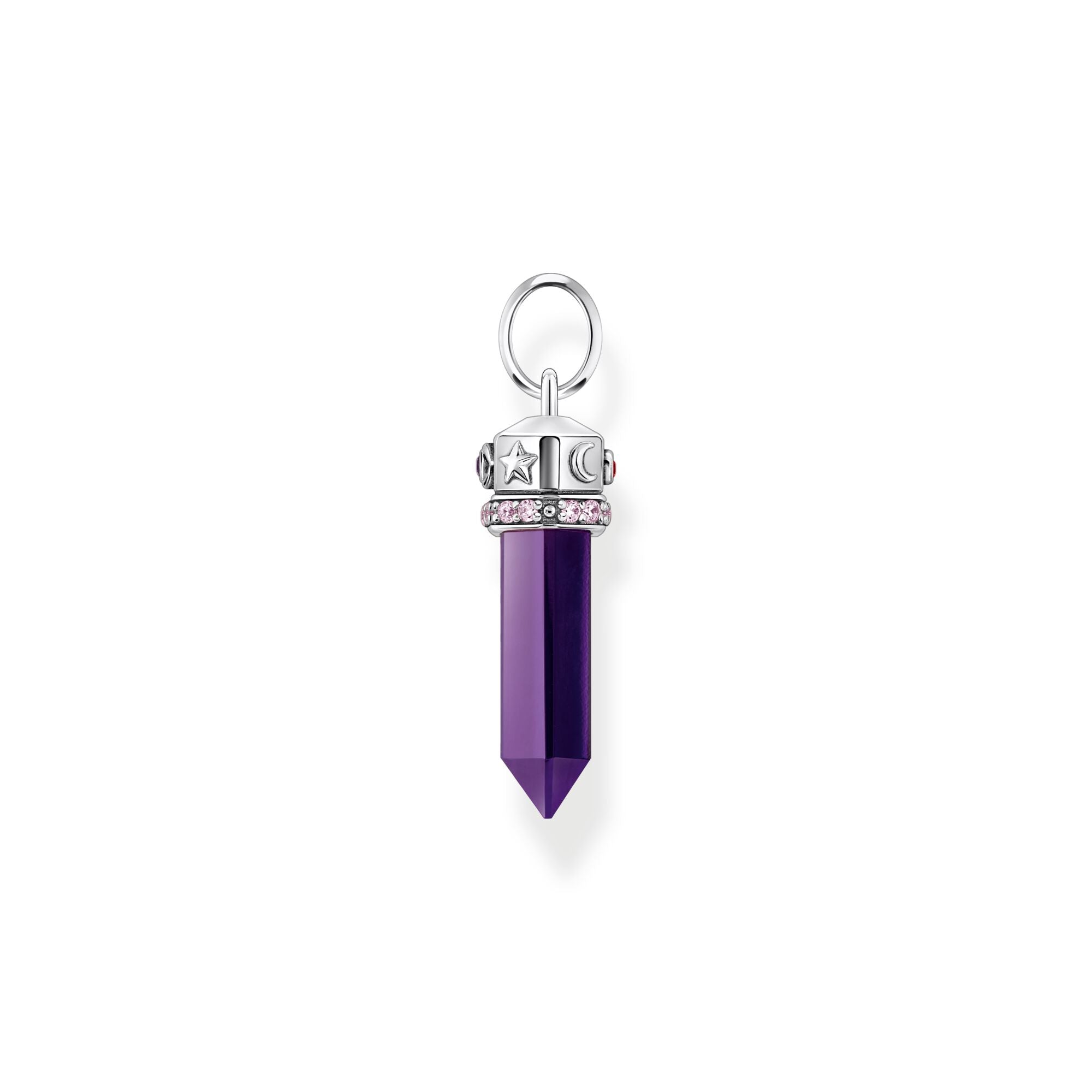 THOMAS SABO Pendant with Imitation Amethyst