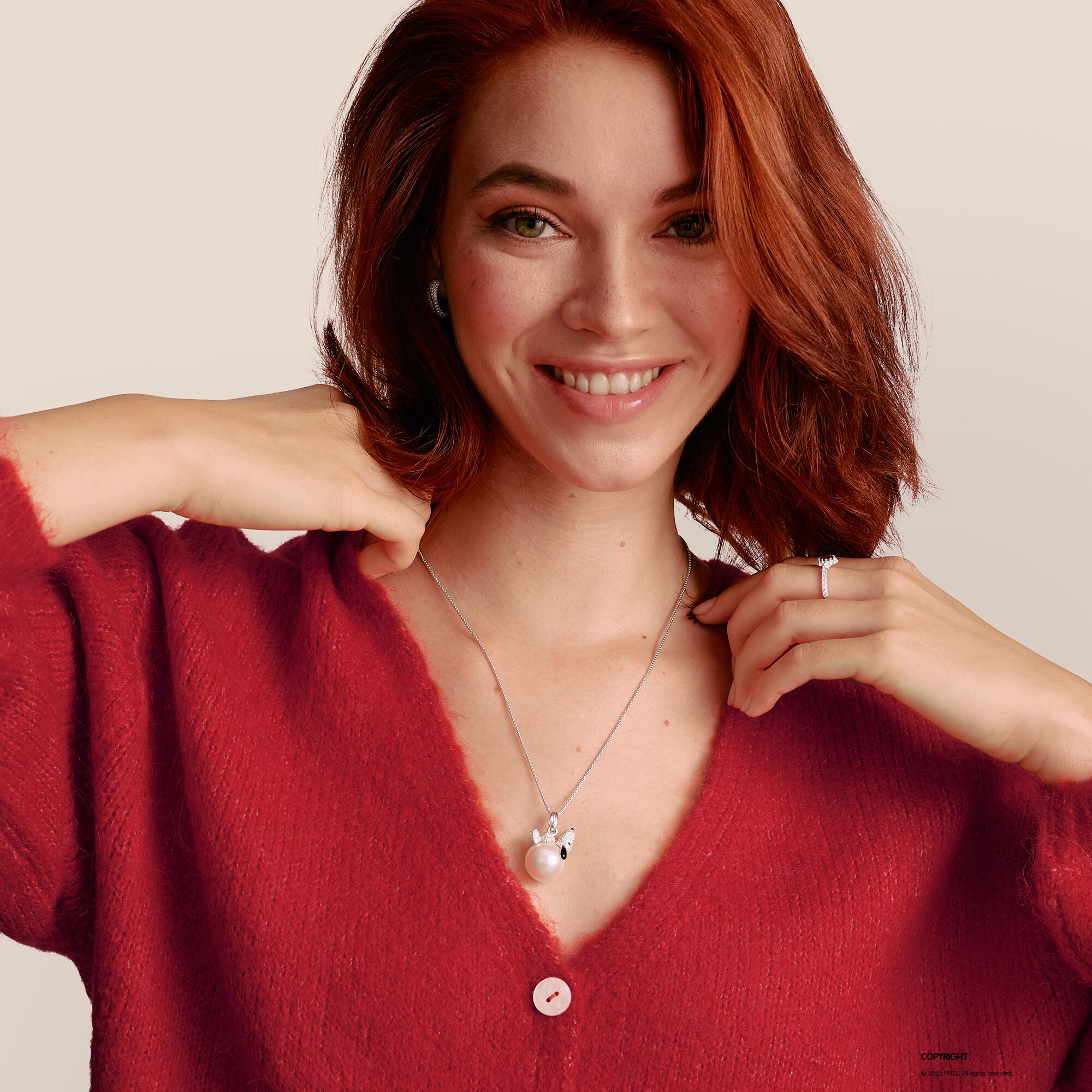 THOMAS SABO Snoopy Pendant on Snowball PEANUTS