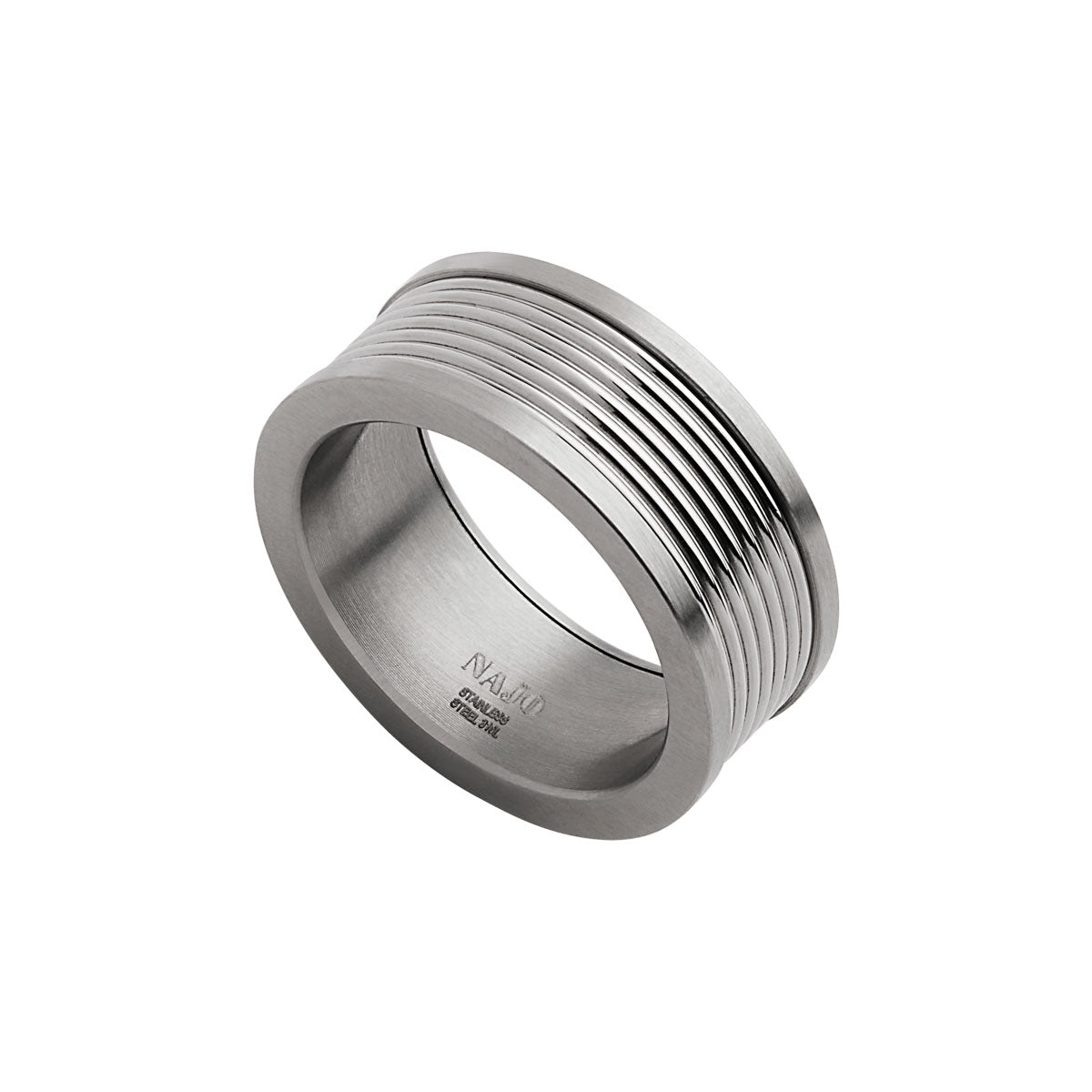 NAJO Rocca Men’s Stainless Steel Ring