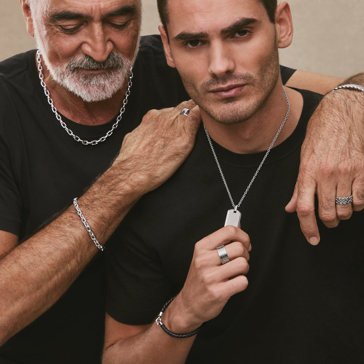 NAJO Rocca Men’s Stainless Steel Ring