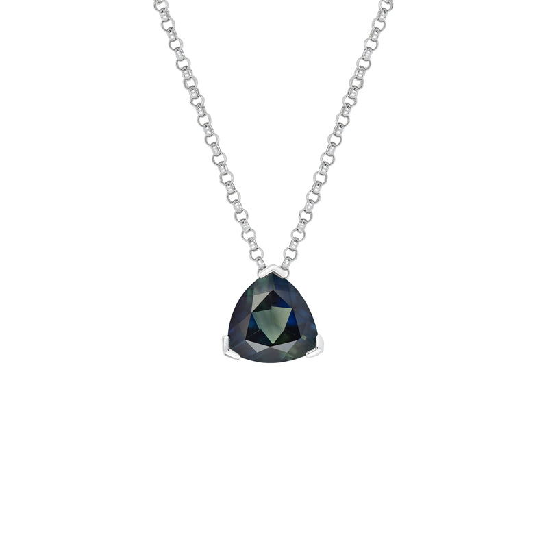 Australian Sapphire Maira Necklace with Blue Sapphire