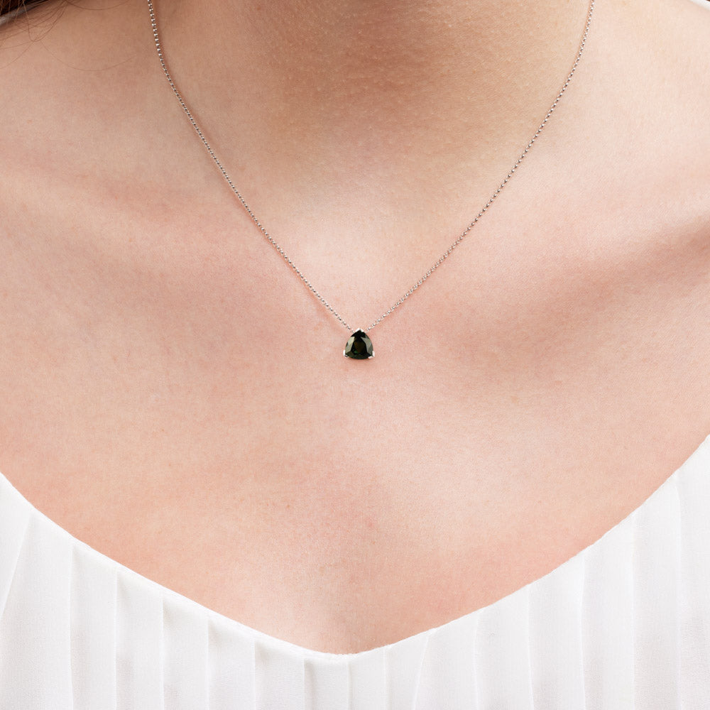 Australian Sapphire Maira Necklace with Blue Sapphire