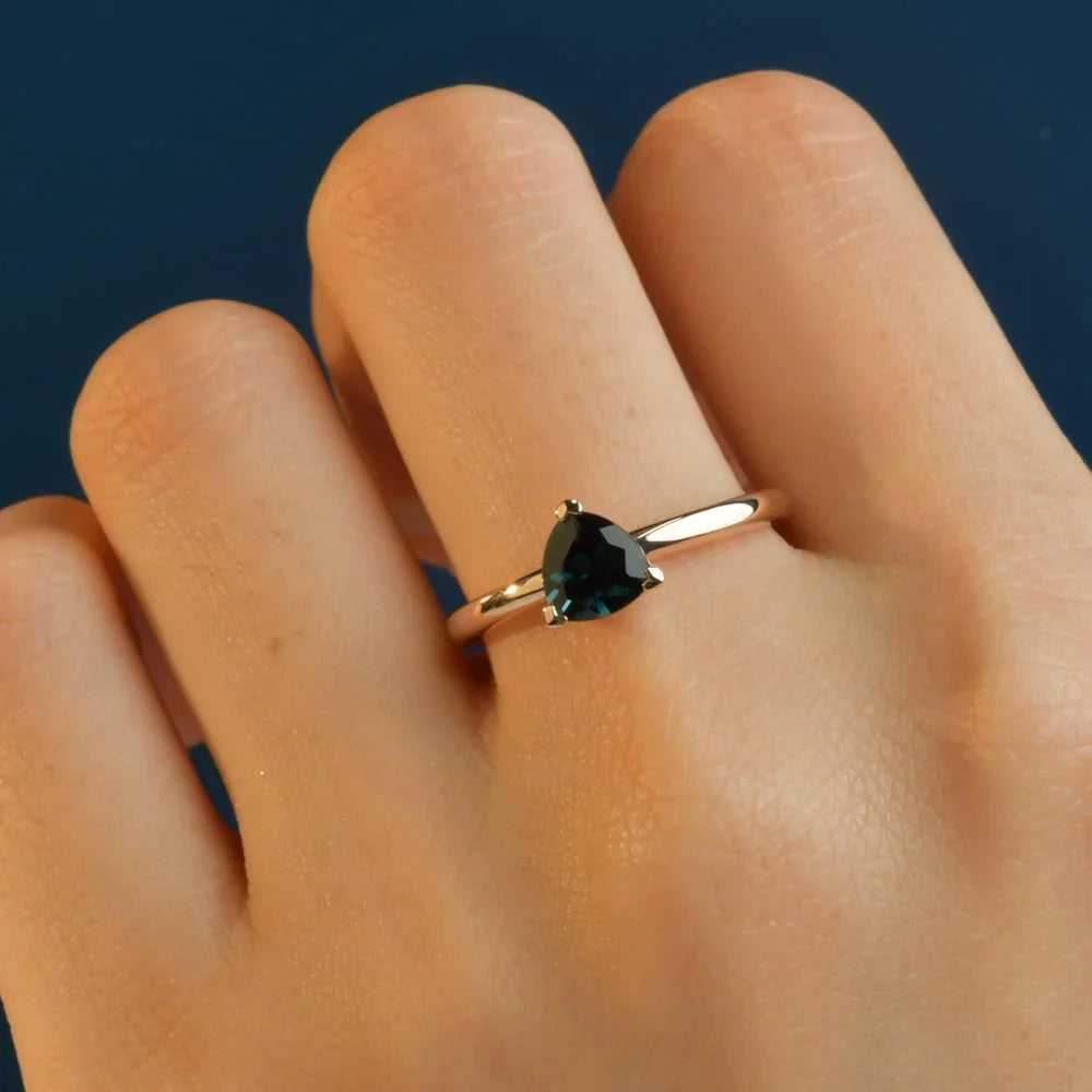 Australian Sapphire Maira Ring with Blue Sapphire