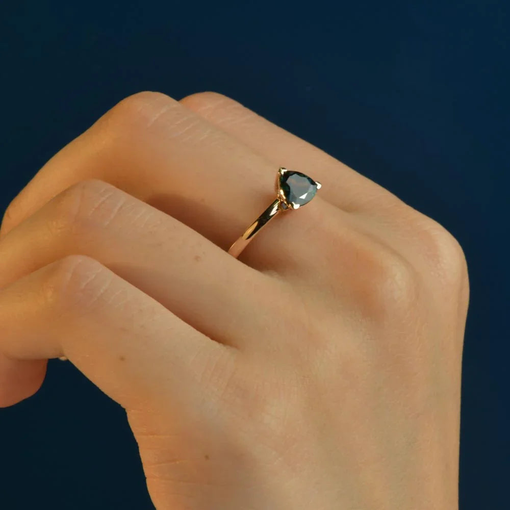 Australian Sapphire Maira Ring with Blue Sapphire