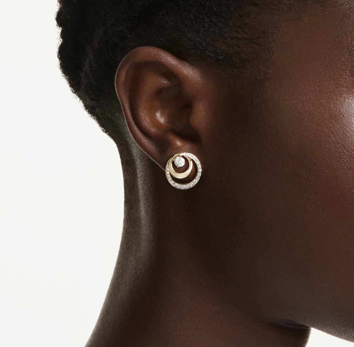 Hyperbola stud earrings