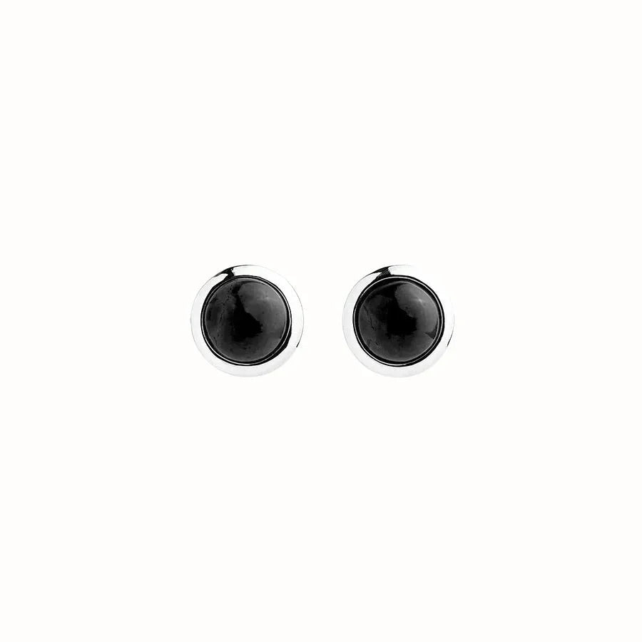 NAJO Husk Onyx Stud Earrings