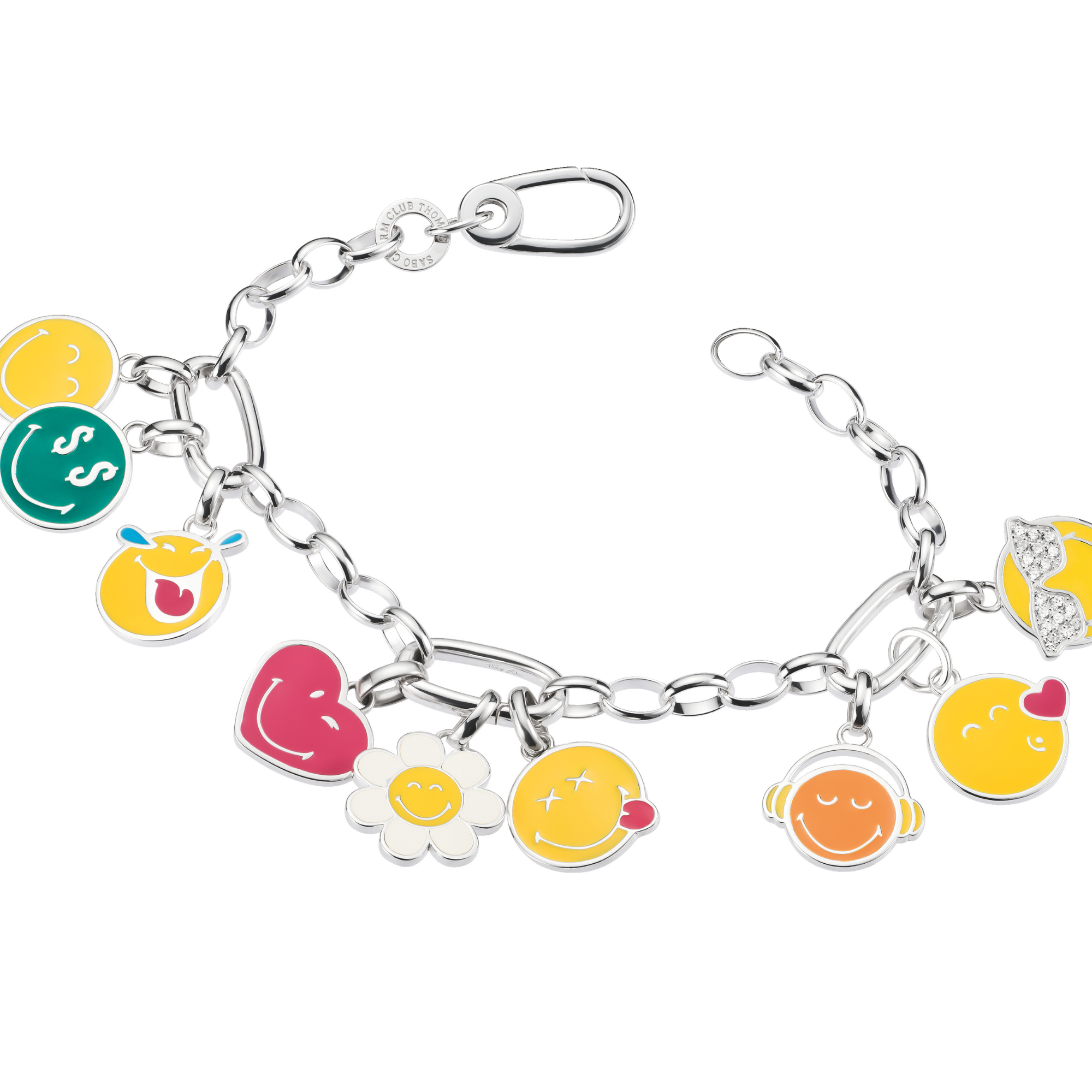THOMAS SABO SMILEYWORLD® Headphones Charm Pendant Connect