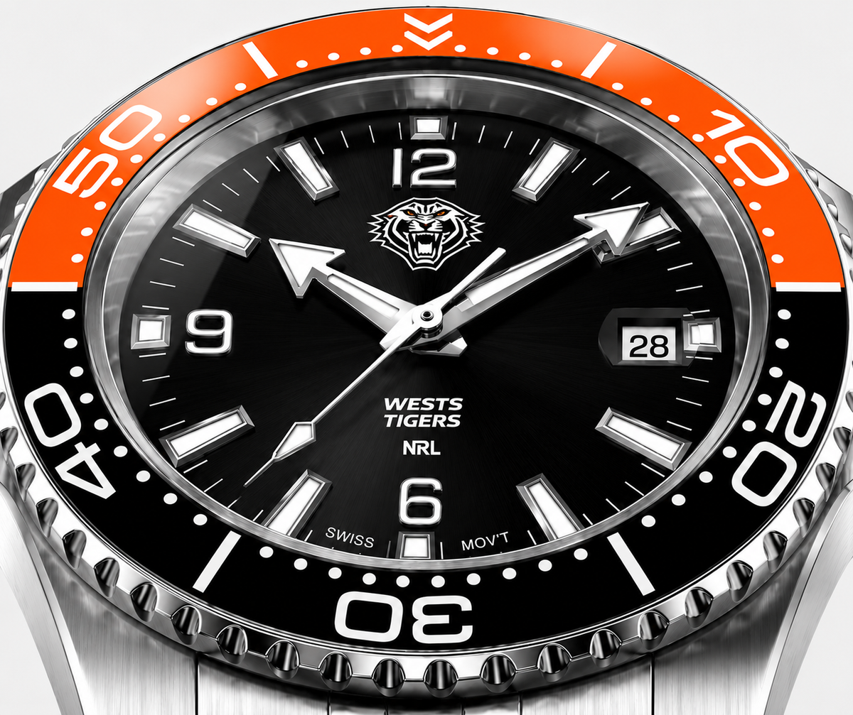 Wests Tigers ClubMaster Gameday — Official NRL Licensed Watch