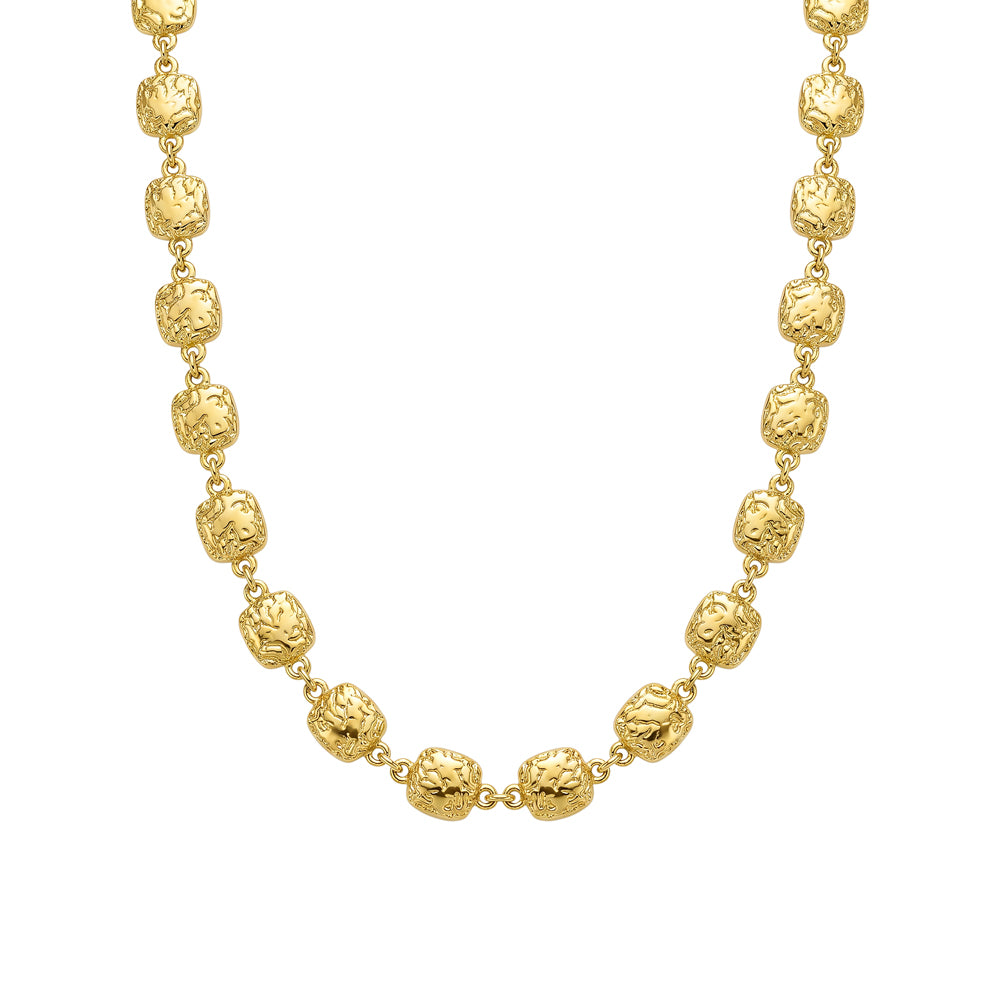 Vintage Look Panel Necklace