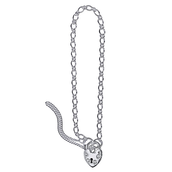 Silver Child's Padlock Bracelet - Nangar Gems
